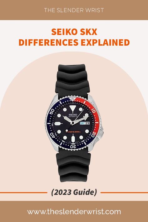 Curious about the differences between Seiko’s SKX watches? Here they are! Seiko Skx, Seiko Automatic, Best Watches For Men, Seiko Watches, Affordable Luxury, Wrist Watch, Need To Know, Models, Pure Products