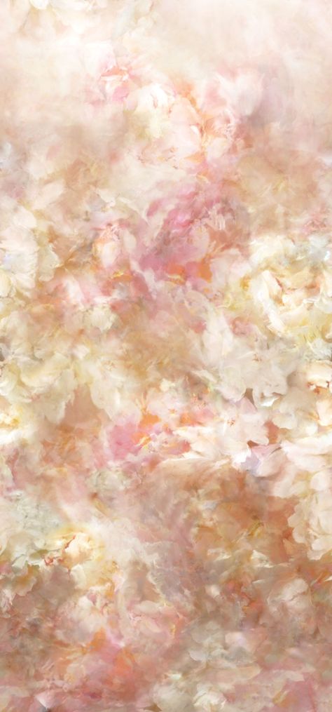 Swirling loose brushstrokes create the intricate nuances of blossoming peonies. The product is sold as a single roll providing 2 x 70 cm wide each with a 3m drop. Pastel Pink Art Aesthetic, Flower Petal Wallpaper, Pink Healing Aesthetic, Pink Wallpaper For Laptop, Coral Mural, Iphone Wallpaper For Pc, Delicate Paintings, Pale Pink Wallpaper, Wallpaper Bedroom Feature Wall