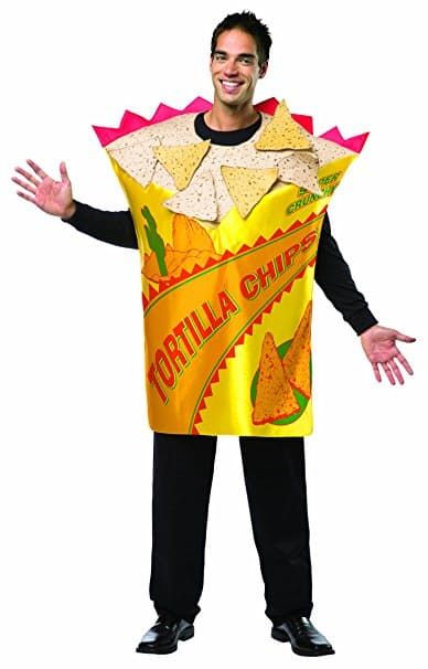 The 11 Best Food-Related Costumes on Amazon — Halloween Hospitality | The Kitchn Food Fancy Dress, Groups Costumes, Halloween Costume Ideas For Men, Festival Costume Ideas, Chip Costume, Costume Ideas For Men, Nacho Taco, Mexican Party Ideas, Group Costume Ideas