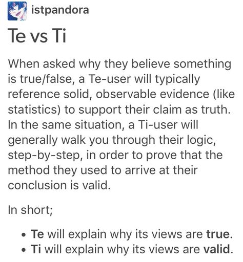 Ti Vs Te Mbti, Extroverted Thinking, Cognitive Functions Mbti, Mbti Functions, Tattoos Outdoors, Introverted Thinking, Myers Briggs Personality Test, Infj Type, Cognitive Functions