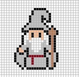 Lotr Pixel Art, Lord Of The Rings Pixel Art, Lotr Crochet, Pixel Tattoo, Geek Cross Stitch, Glass Art Pictures, Perler Bead Templates, Pixel Design, Diy Perler Beads