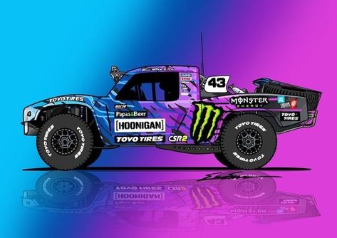 Offroad Outlaws, Baja Truck, Procreate Ipad Tutorials, Ipad Tutorials, Ken Block, Trophy Truck, Ford Pickup Trucks, Ford Pickup, Drift Cars