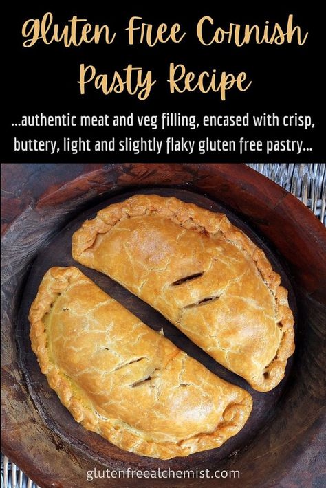 Cornish Pasty Recipe, Pasty Recipe, Cornish Pasty, Gluten Free Meat, Pasties Recipes, Gluten Free Puff Pastry, Gluten Free Pastry, Gluten Free Main Dishes, Gluten Free Recipes Bread