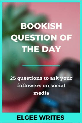 Bookish questions for social media Pin me Bookstagram Question Of The Day, Book Club Social Media Posts, Book Club Facebook Posts, Book Interaction Posts, Questions For Social Media, Bookish Questions, Social Media Captions, Social Media Books, Facebook Engagement Posts