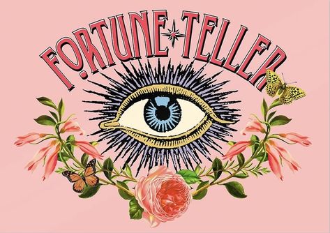 Fortune Telling Illustration, Fortune Telling Aesthetic, Fortune Teller Illustration, Fortune Teller Poster, Fortune Teller Aesthetic, Fortune Teller Design, Fortune Teller Art, Good Morning Witches, Vintage Fortune Teller