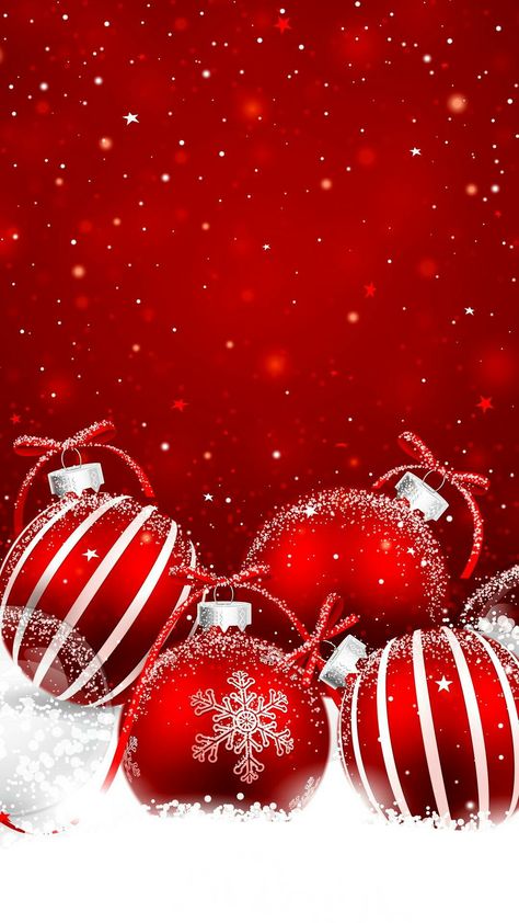 Christmas Balls Wallpaper, Balls Wallpaper, Christmas Card Background, Merry Christmas Gif, Merry Christmas Wallpaper, Merry Christmas Pictures, Red And White Christmas, Christmas Wallpaper Backgrounds, Christmas Phone Wallpaper