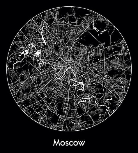 Moscow Map, Sochi, City Map, Premium Vector, Moscow, Graphic Resources, Russia, Vector Illustration, Map