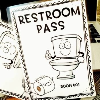 These funny restroom passes were a HIT with my students as well as other teachers at my school!  I wanted to create something that would make my students laugh.    The passes are EDITABLE!  Add your room number, name, or just print blank. There is a text box that you can add to or simply delete if you want to print as is. Restroom Pass, Templates Funny, Classroom Passes, Multiplication Chart Printable, School Restroom, Bathroom Pass, Classroom Prep, Multiplication Chart, Elementary Teaching