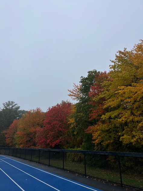 Workout Fall Aesthetic, Fall Sports Aesthetic, Sportcore Aesthetic, Track Team Aesthetic, Romanticizing Running, Cross Country Aesthetic, Rainy Pictures, Fall Widgets, Country Core