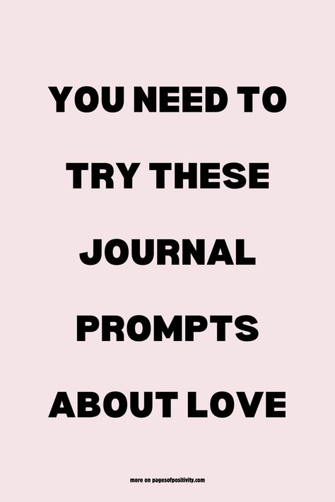 Dive into these journal prompts about love & journal prompts for love relationships. Use personal growth journal prompts & journal prompts for manifesting love to clarify your desires. Explore journal prompts for self-love that promote compassion. Challenge yourself with deep questions to ask about your emotions. Incorporate therapy writing & self-therapy journaling to process feelings. These journal prompts for emotions & relationships journal prompts will guide you toward deeper insights. Soulmate Journal Prompts, Journaling Prompts For Self Love, Journal Love Ideas, Journal Prompts About Love, Journal Prompts For Love, Prompts About Love, Journal Prompts For Manifesting, Therapy Writing, Growth Journal Prompts