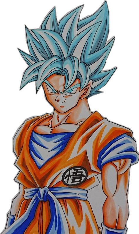 Goku Drawing With Color, Goku Drawing Color, Goku Drawing, Goku Super, Color Pencil Drawing, Drawing Sketches, Pencil Drawings, Colored Pencils, Sketch