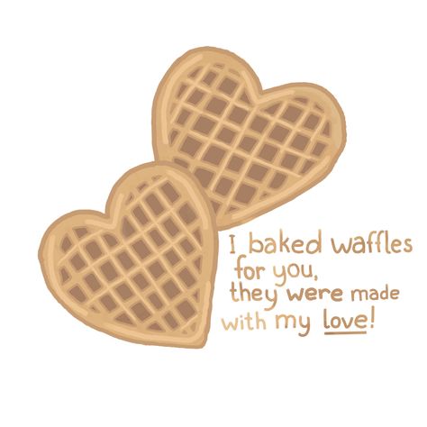 Valentines Day Card, Waffles, Valentines Day, Valentines, Baking, Valentine's Day