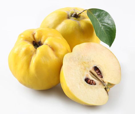 Quince. On a white background , #AFFILIATE, #Quince, #white, #background #ad Quince Fruit, Fruit Names, Natural Hydration, Skin Burns, Fruit Benefits, Fruit Picture, Fiber Rich, Help Losing Weight, Exotic Fruit