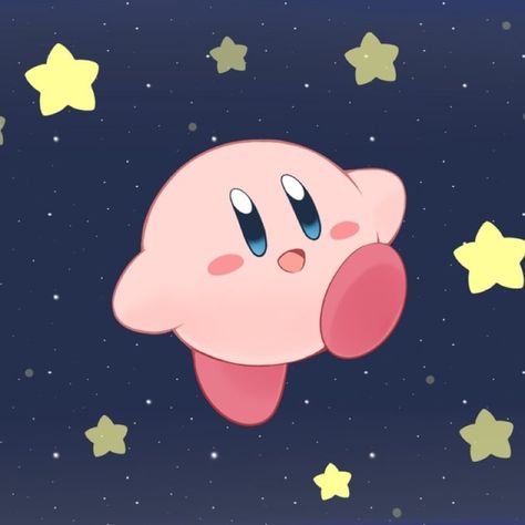 Kawaii Paintings On Canvas Easy, Kirby Painting Ideas, Easy Kirby Painting, Cute Kawaii Paintings On Canvas, Kirby Painting Canvas, Cute Kirby Painting, Kirby Painting, Kawaii Painting, Ideas Para Pintar Cuadros Aesthetic