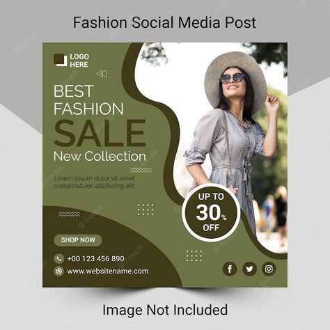 Social Media Post Design Graphics, Fashion Social Media Design, Creative Social Media Post Design, Social Media Poster Design, Fashion Sale Banner, Dance Logo, Media Poster, Graphic Design Tutorials Learning, Instagram Banner