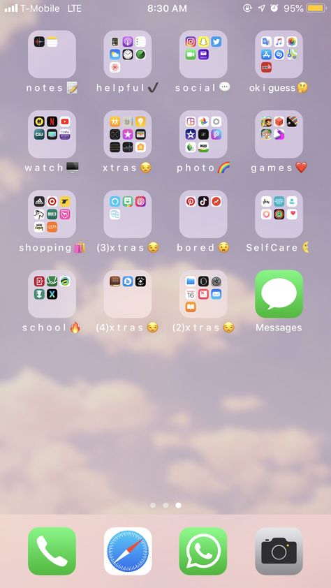 Apps For Iphone Organizing, Organized Aesthetic Wallpaper, Cute Iphone Organization, Organizing Phone Apps, Organizing Apps On Iphone Ideas, Organizing My Phone, How To Organize Your Phone, Organizing Phone Apps Aesthetic, How To Make Your Phone Aesthetic