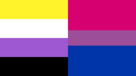 Non Binary And Bisexual, Non Binary Wallpaper, Nonbinary Art, Non Binary Aesthetic, Queer Flag, Bisexual Wallpaper Iphone Aesthetic, Anime Centaur, Non-binary Flag, Nonbinary Flag