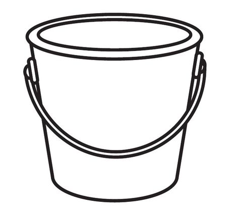 bucket Bucket Coloring Page, Birthday Calendar Classroom, Bucket Drawing, Bucket Image, Calendar Classroom, Back To School Gifts For Kids, Preschool Creative Art, Alphabet Letter Templates, School Material