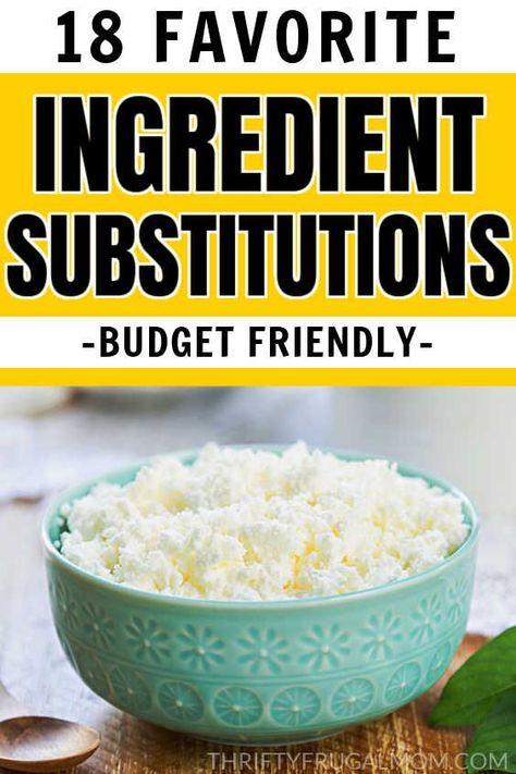 Inexpensive Dinner Recipes, Be More Flexible, Cooking Substitutions, Food Substitutions, Cheap Dinner Recipes, Ingredient Substitutions, Healthy Family Meals, Delicious Dinner Recipes, Cheap Meals