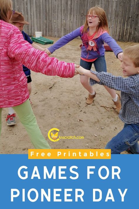 Fun games to enjoy for Pioneer Day Lds Pioneer Day Activities, Pioneer Day Games, Pioneer Day Activities, Pioneer Games, Pioneer Activities, Daniel And The Lions, Cotton Eyed Joe, Summer Checklist, Pioneer Day