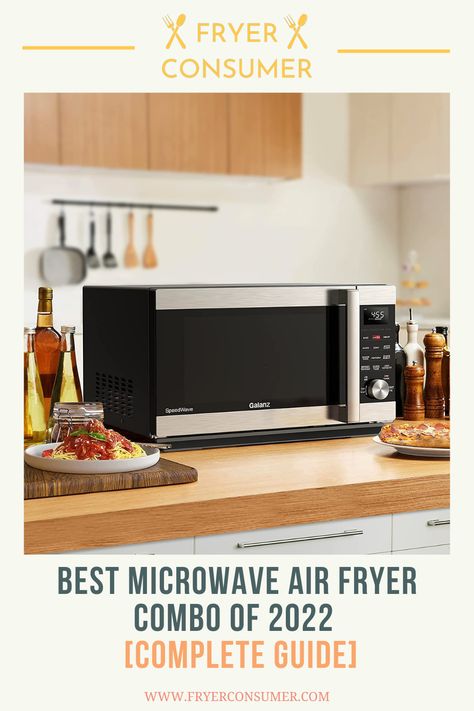 Looking for a versatile appliance that can handle both microwave cooking and air frying? Look no further than our top pick for the best microwave air fryer combo of 2023! With multiple cooking modes, intuitive controls, and sleek design, this appliance is perfect for busy cooks who want to save time and space in the kitchen. #AirFryer #Microwave #KitchenAppliances #KitchenEssentials #CookingEssentials #KitchenMustHaves #HomeCooking #MealPrep #Foodie #FoodBloggers #FoodLovers #HealthyLiving Galanz Air Fryer Microwave Recipes, Countertop Microwave, Kitchen Time, Best Air Fryers, Microwave Cooking, Kitchen Must Haves, Cooking Essentials, Air Frying, Convection Oven