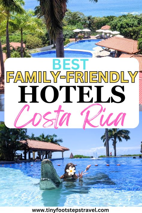 The best family-friendly hotels in Costa Rica for those travelling with kids. Here you will find the perfect places to stay that are warm and welcoming to families. Family Vacation Costa Rica, Costa Rica With Kids Family Travel, Costa Rica With Kids, Travelling With Kids, Kid Friendly Resorts, Costa Rica Hotel, Costa Rica Resorts, San Jose Airport, Best Family Resorts