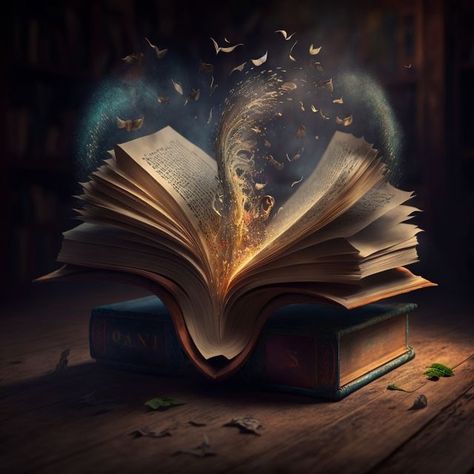 Magical Book, Ancient Books, Magic Aesthetic, Light Magic, World Of Books, Magic Book, Fantasy Aesthetic, Magic Art, Open Book