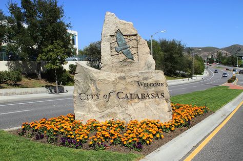 City of Calabasas Welcome Sign. http://bit.ly/1J7vFHU The Asphalt Jungle, Dream Penthouse, Calabasas Homes, Calabasas California, Planet Art, Hidden Hills, Planets Art, Woodland Hills, City Pictures