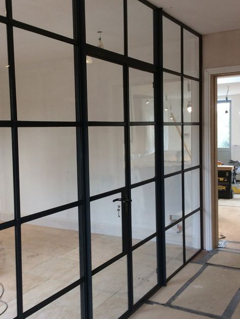 Internal Crittall Screens Crittal Doors, Steel French Doors, Wrought Iron Doors, Glass Doors Interior, Sliding Glass Doors, French Door, Iron Doors, Steel Doors, Patio Doors