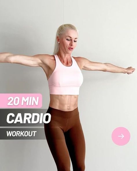 Tabata Workouts At Home, 20 Min Cardio Workout, Cardio Tabata, Tabata Workout, Cardio Fitness, Tabata Workouts, Break In, Fitness Workout, Get Fit