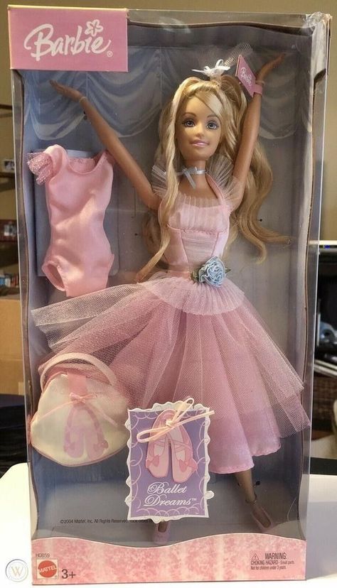 Barbie Dolls Collections, 2000s Barbie Dolls, Ballet Barbie, Barbie Ballerina Doll, Barbie Doll Collection, Ballet Gown, Barbie Ballerina, 2000s Barbie, Barbie Doll Dress