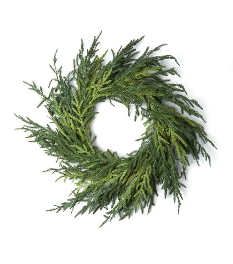 26" Christmas Green Pine Leaf Wreath by Bloom Room | JOANN