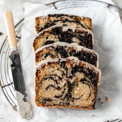 Sweet Kitchen Cooking on Instagram: "🎂This Marble Coffee Drizzle Loaf has swirls of vanilla and espresso cake batter, working in tandem to make the perfect combo of light and intense flavor! Not to mention it’s being soaked in a shot of espresso so can give you a little kick to push through this last day of the week!☕️ Add that creamy coffee glaze and you’re in business! Recipe @mykitchendrawer Follow: @sweetkitchencooking @sweetkitchencooking @sweetkitchencooking #sweet #kitchen #cooking #ba Coffee Loaf, Coffee Cake Loaf, Themed Baking, Sweet Muffins, Espresso Cake, Marble Cake Recipes, Shot Of Espresso, Sweet Kitchen, Drizzle Cake