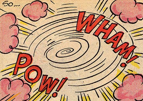 Wham! Pow! http://www.pinterest.com/martinebiboune/expressions/ Advertising Graphics, Vintage Pop Art, Ochako Uraraka, Retro Comic, Detective Comics, Roller Derby, Comic Panels, Batman Comics, Vintage Comics