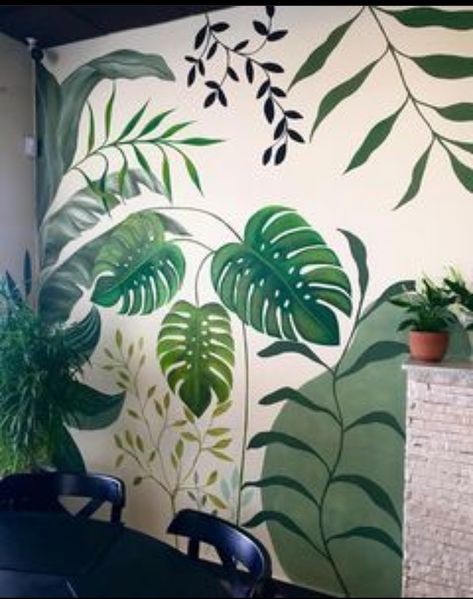 Wall Murals Diy, Bedroom Upgrade, Dot Art Painting, Painted Leaves, Decor Home Living Room, Dots Art, Blackwork, Home Living Room, Kids Bedroom