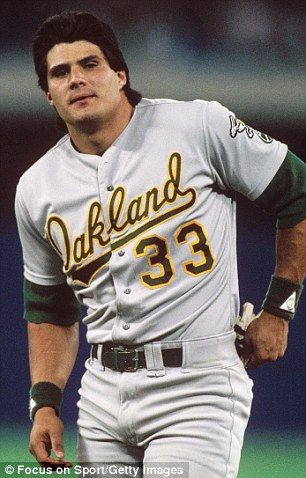 Jose Canseco Baseball Legends, Jose Canseco, Oakland A’s, Mlb Players, Baseball Pants, Sports Figures, Mlb Teams, Softball Mom, Alabama Football