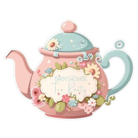 Tea Party baby shower stickers are the perfect addition to your baby shower decorations! With charming illustrations of a teapot and teacup in delicate colors, these stickers will add a touch of whimsy to your celebration. Use them to decorate gifts, seal envelopes, or make adorable cupcake toppers. These stickers are easy to use and remove, and will make your baby shower even more special. Tea Party Stickers, Tea Party Table Settings, Monkey Baby Shower, Tea Party Table, Crafty Mom, Baby Shower Tea, Crafty Moms, Birthday Stickers, Floral Stickers