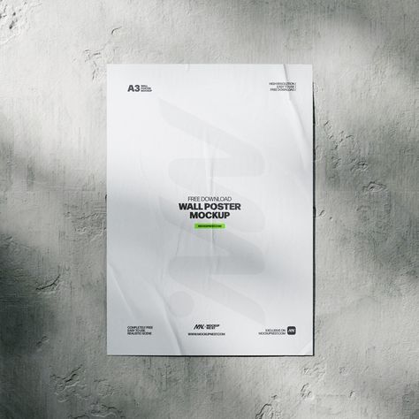 Free Wall Poster Mockup PSD Wall Poster Mockup, Poster Mock Up, Free Psd Poster, Poster Mockup Free, Poster Mockup Psd, Postcard Mockup, Mockup Poster, Flyer Mockup, Free Mockup Templates