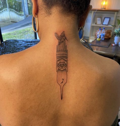 Contemporary Kanaky totem tattoo, New Caledonia 🇳🇨 Melanesia, Pacific Islands Totem Tattoo, Tattoo New, Pacific Islands, New Caledonia, Tattoo On, Tattoo Studio, Tattoos, On Instagram, Instagram