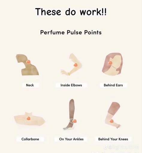 Where To Spray Perfume, How To Apply Perfume, Aesthetic Tips, Perfume Aesthetic, Cozy Colors, Fall Nail Ideas, Good Skin Tips, Beauty Routine Tips, Basic Skin Care Routine