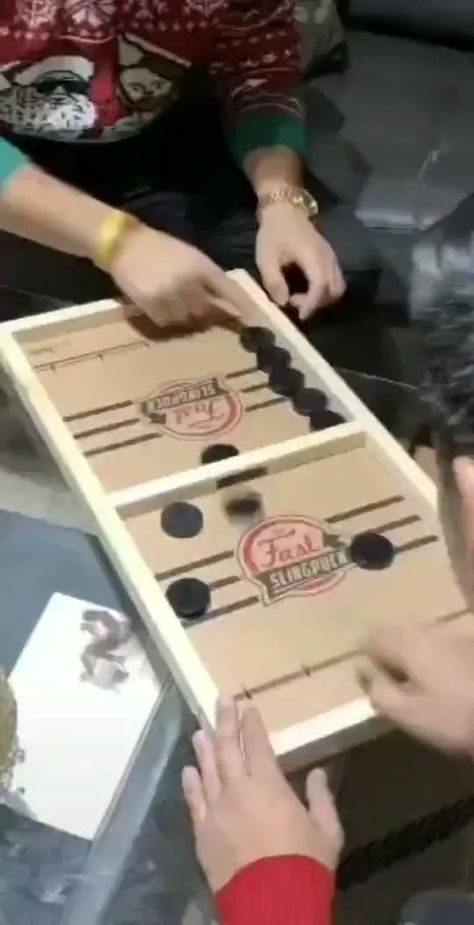 Wooden Sling Hockey Board Game [Video] [Video] | Wooden board games, Board games, Board game party Board Game Party, Diy Yard Games, Wooden Board Games, Family Party Games, Wood Games, Bar Games, Wooden Games, Backyard Games, Tile Shower Ideas