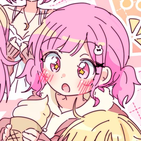 Emu, An Anime, Pink Hair, Anime Character, Yellow, Hair, Anime, Pink, Blue