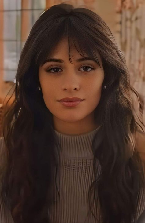 Camilla Cabello Style, Camilla Cabelo Hair, Camilla Cabello Bangs, Camila Cabello Makeup, Camila Cabello Aesthetic, Camila Cabello Style, Camila Cabello Hair, Divas Pop, Mixed Curly Hair