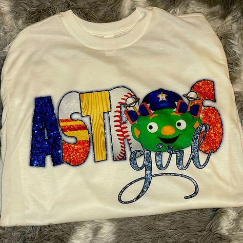 Shirts Are Made To Order And Can Be Ordered To Size 3 Xl Astros Shirt, Houston Astros Shirts, Astros T Shirt, Mustard Yellow Top, Faith Tshirts, Nike Crop Top, Black Mock Neck, Jcrew Collection, Drop Shoulder Tee