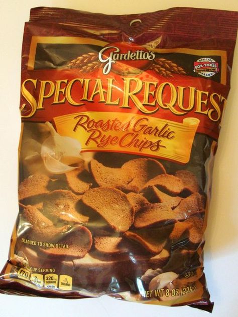 The Best | Gardetto’s Roasted Garlic Rye Chips Gardettos Rye Chips Recipe, Rye Chips Recipe, Garlic Appetizers, Rye Chips, Chips Recipe, Roasted Garlic, Rye, Grocery Store, Chip Bag