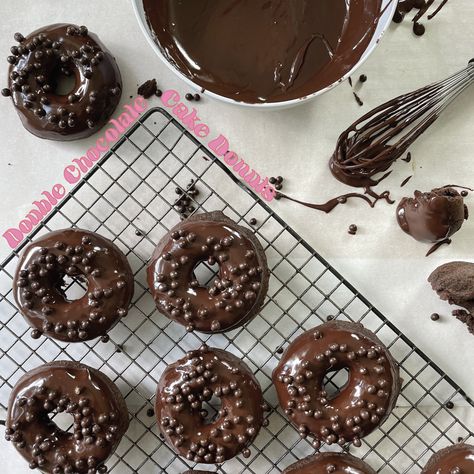 Chocolate Cake Donut Recipe, Cake Mix Donuts Fried, Cake Donuts Fried, Gluten Free Donuts Fried, Fried Chocolate Donut Recipe, Chocolate Cake Doughnut Recipe, Cake Donut Recipe Fried, New York Times Chocolate Donut Muffins, Donut Recipe Fried