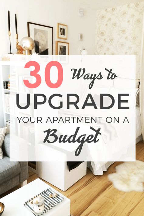 Great ways to upgrade your apartment on a budget! When you're in college and low on cash, these ideas will help to create a comfortable living environment! Apartment On A Budget, Boho Apartment, Diy Home Decor For Apartments, Apartment Decorating On A Budget, Apartment Decoration, Decor Hacks, Apartment Budget, Design Apartment, Small Room Design