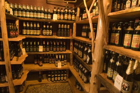 The Brothers Beer: How & Why To Start A Beer Cellar. PERFECT for our old bomb shelter in the basement. ;-) Home Made Beer, Beer Room, Beer Cellar, Cellar Ideas, Root Cellar, Home Brewing Beer, Hard Cider, Micro Brewery, Brew Pub