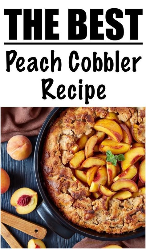 Low Calorie Recipe for Peach Cobbler | Lose Weight By Eating Slow Cooker Peach Cobbler, Recipe For Peach Cobbler, Good Peach Cobbler Recipe, Gluten Free Peach Cobbler, Vegan Peach Cobbler, Low Calorie Recipe, Cobbler Recipes Easy, Vegan Peach, Easy Peach Cobbler Recipe