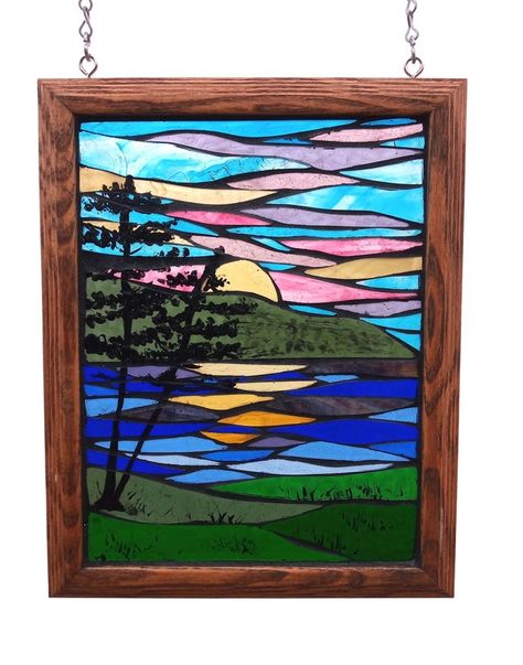 NiagaraGlassMosaics - Etsy Hybrid Artwork, Coloured Grout, Panels Wall, Repurposed Wood, Mosaic Artwork, Glass Projects, Coloured Glass, Glass Artwork, Stained Glass Projects